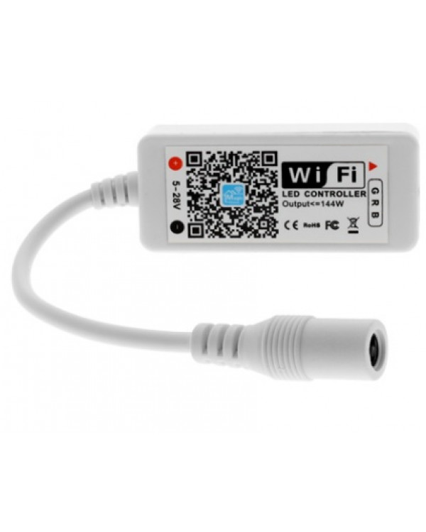 Контроллер RGB WiFi WF-100 5-24В 12А Контроллер RGB WiFi WF-100 5-24В 12А