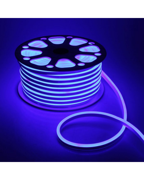 Гибкий неон 16х8мм 120LED 2835 220V Синий NEON