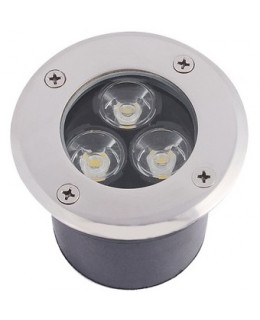Грунтовый светильник LED 3Вт GR-3w-24vww Теплый белый Грунтовый светильник LED 3Вт GR-3w-24vww Теплый белый