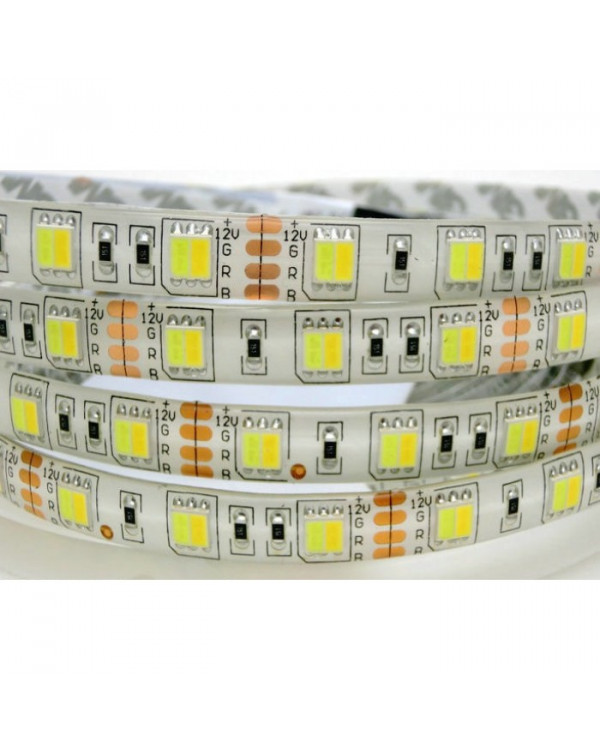 Светодиодная лента 5050 LUX LEDX60X1-SQRI-MIX MIX-белый 12В, 14,4Вт IP65