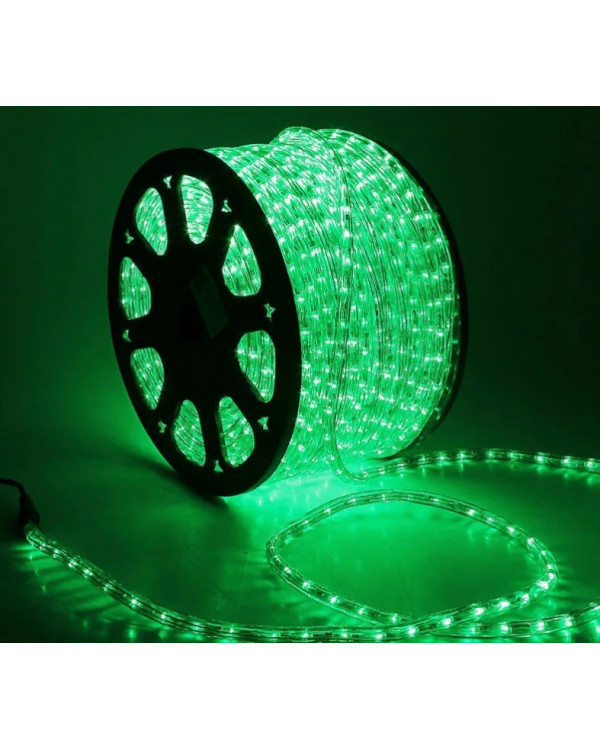 Светодиодный дюралайт 30LED 220-240В 13мм Зеленый Фиксинг Светодиодный дюралайт 30LED 220-240В 13мм Зеленый Фиксинг