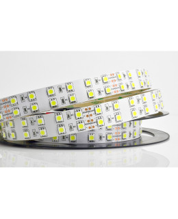 Светодиодная лента 5050 LUX LEDx120x2-SQP-W Белый 24В, 28.8Вт IP33
