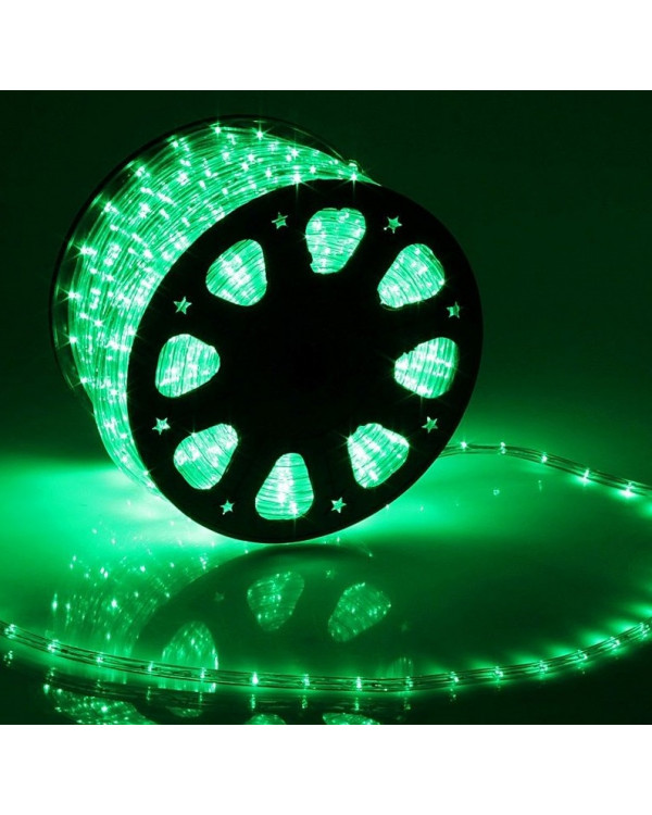 Светодиодный дюралайт 24LED 220-240В 11мм Зеленый Фиксинг Светодиодный дюралайт 24LED 220-240В 11мм Зеленый Фиксинг