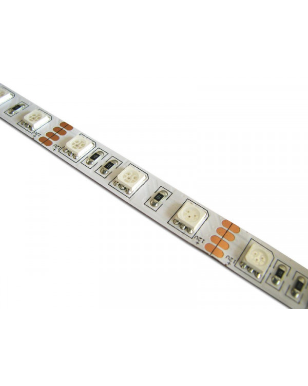 Светодиодная лента 5050 LUX LEDx60x1-SQR-B Синий 12В, 14.4Вт