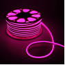 Гибкий неон 16х8мм 120LED 2835 220V Розовый NEON