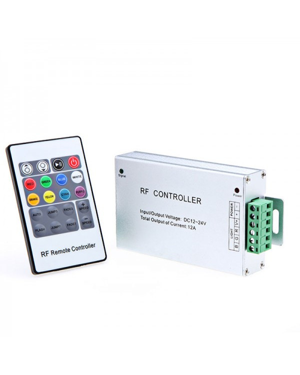 Контроллер RGB RF с ПДУ (44кн) led-rf-101-rgb 12В 12А Контроллер RGB RF с ПДУ (44кн) led-rf-101-rgb 12В 12А