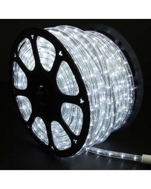 Светодиодный дюралайт 36LED 220-240В 13мм Белый Фиксинг