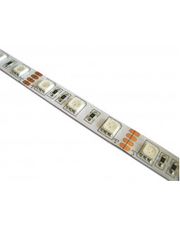 Светодиодная лента 5050 LUX LEDx60x1-SQR-RGB RGB(мультицвет) 12В, 14.4Вт