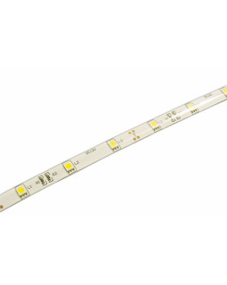 Светодиодная лента 5050 LUX LEDx30x1-SQRI-Y Желтый 12В, 7.2Вт IP65